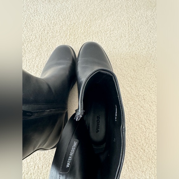 Vince Black Leather Boots - size 8.5 - Picture 9 of 13